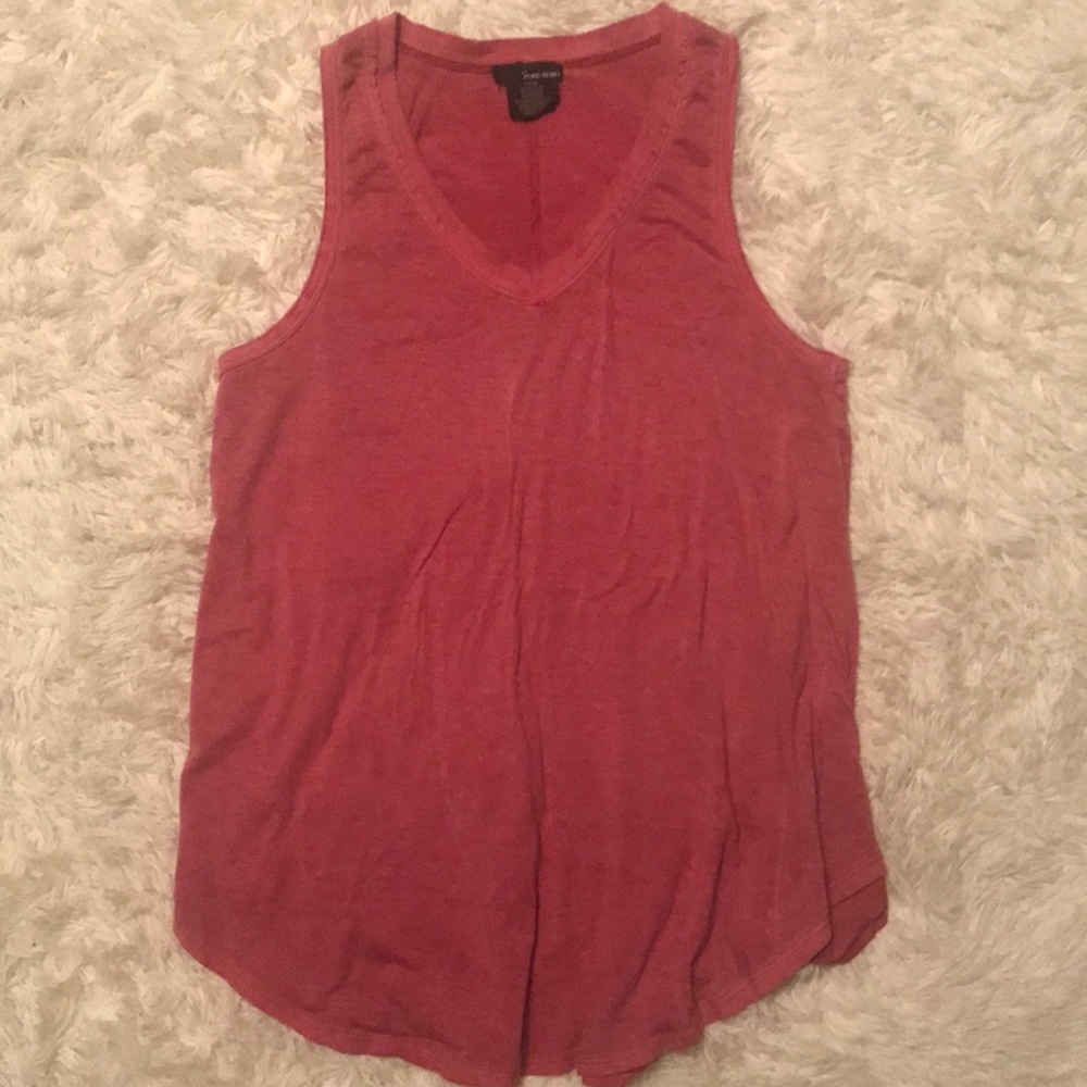 Pure Rebel Heathered Pink Tank